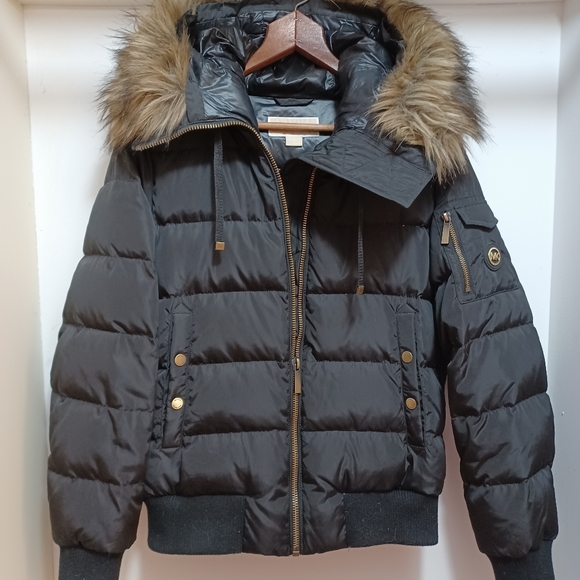 MICHAEL Michael Kors Jackets & Blazers - MK black puffer coat plus a freebie!